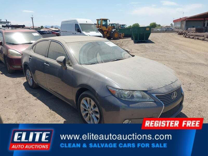 Gray 2015 Lexus ES 300h Base 4dr Sedan 1