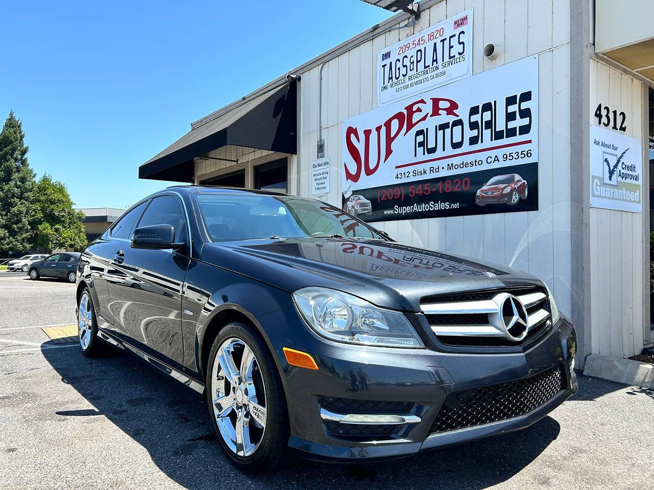 2012 Mercedes-Benz C-Class for sale at Super Auto Sales Modesto in Modesto, CA