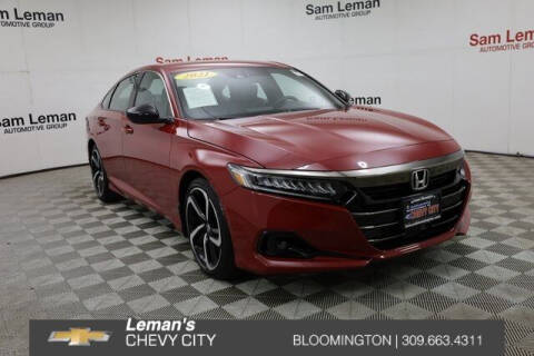 2021 Honda Accord for sale at Leman's Chevy City in Bloomington IL