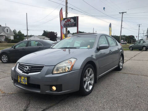 2008 Nissan Maxima for sale at JK & Sons Auto Sales in Westport MA