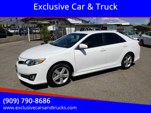 2014 Toyota Camry for sale at Exclusive Car & Truck in Yucaipa CA