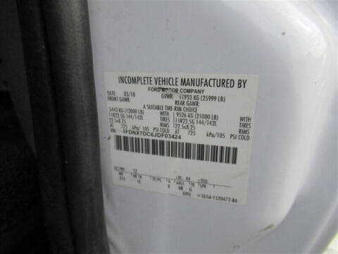 2018 Ford F-750 Super Duty