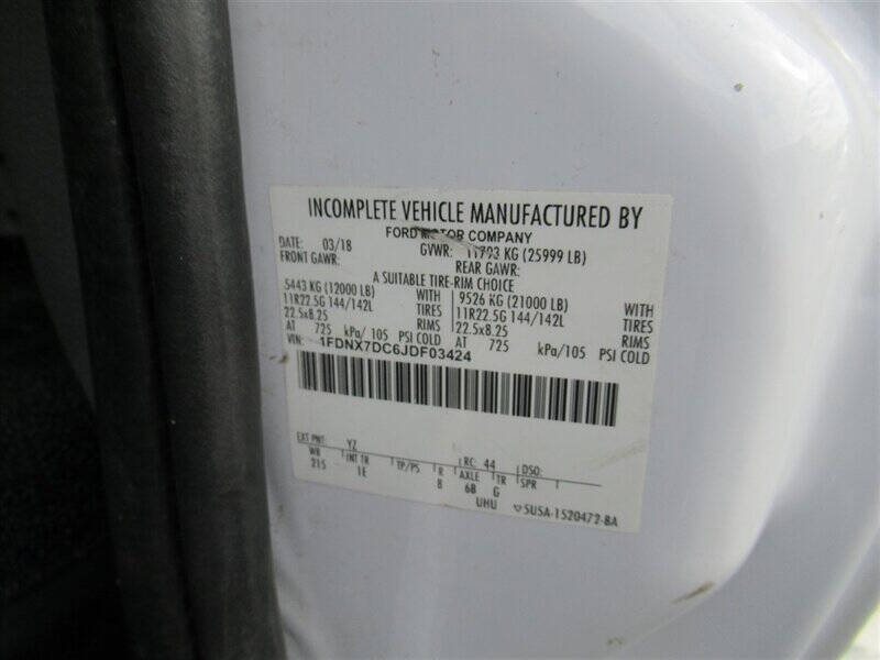 2018 Ford F-750 Super Duty