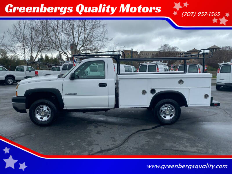2006 Chevrolet Silverado 2500HD for sale at Greenbergs Quality Motors in Napa CA