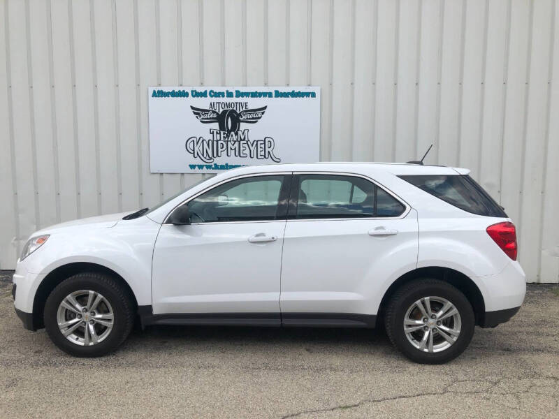 Used 2015 Chevrolet Equinox LS with VIN 2GNFLEEK4F6423924 for sale in Beardstown, IL
