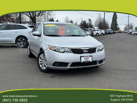 2012 Kia Forte for sale at Best Value Automotive in Eugene OR