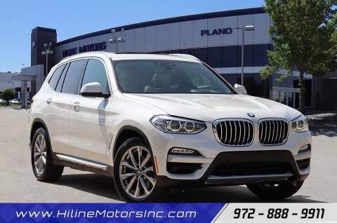 2019 BMW X3 for sale at HILINE MOTORS in Plano TX