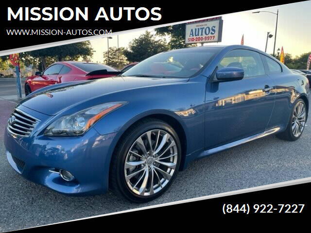 2013 Infiniti G37 Coupe for sale at MISSION AUTOS in Hayward CA