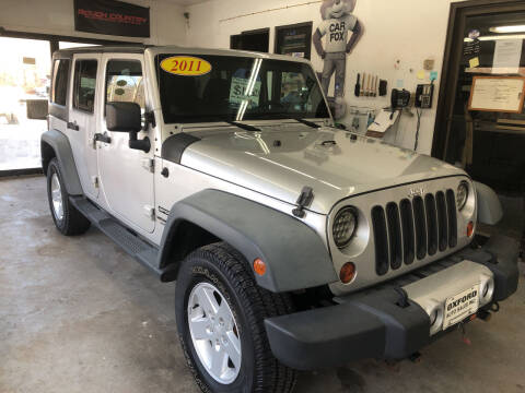 2011 Jeep Wrangler Unlimited for sale at Oxford Auto Sales in North Oxford MA