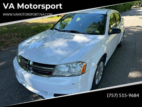 2014 Dodge Avenger for sale at VA Motorsport in Chesapeake VA