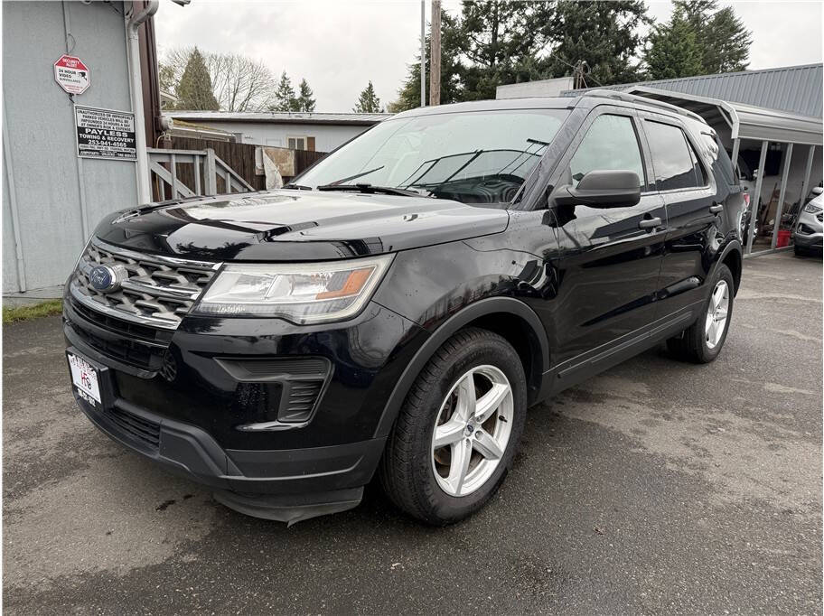 Black 2018 Ford Explorer Base Base 4dr SUV 1