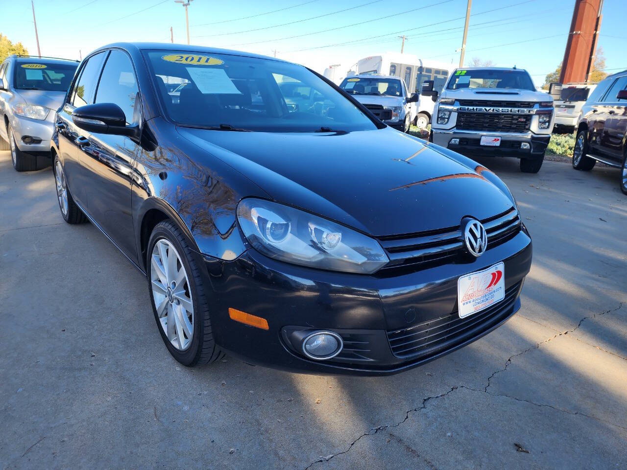 Black 2011 Volkswagen Golf TDI TDI 4dr Hatchback 6A 1