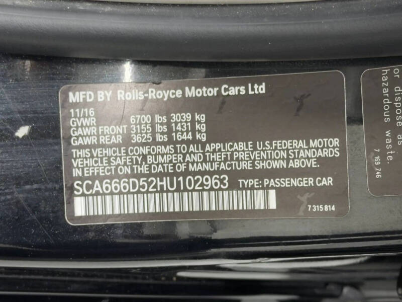 2017 Rolls-Royce Dawn