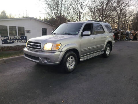 2001 Toyota Sequoia for sale at TR MOTORS in Gastonia NC