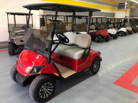 2025 Yamaha PTV Gas Golf Car - Coral Red for sale at Curry's Body Shop in Osborne KS