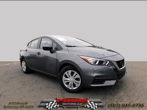 2020 Nissan Versa for sale at PRIME MOTORS LLC in Arlington VA