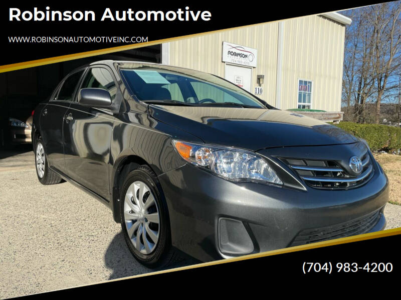 2013 Toyota Corolla for sale at Robinson Automotive in Albemarle NC