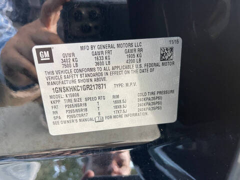 2016 Chevrolet Suburban LT