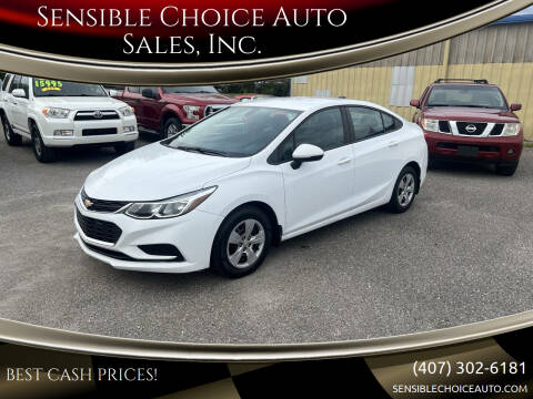 2017 Chevrolet Cruze for sale at Sensible Choice Auto Sales, Inc. in Longwood FL