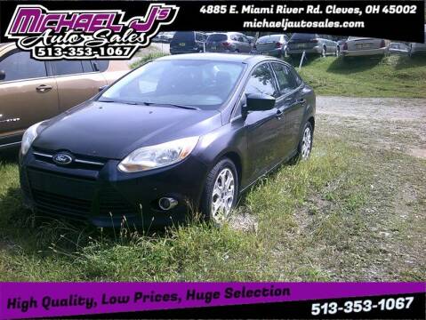 2012 Ford Focus for sale at MICHAEL J'S AUTO SALES in Cleves OH