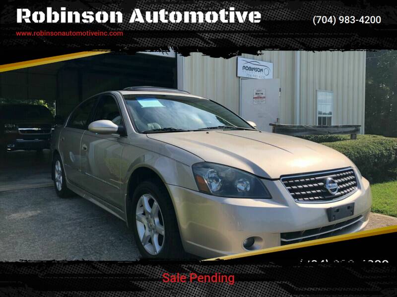2005 Nissan Altima for sale at Robinson Automotive in Albemarle NC