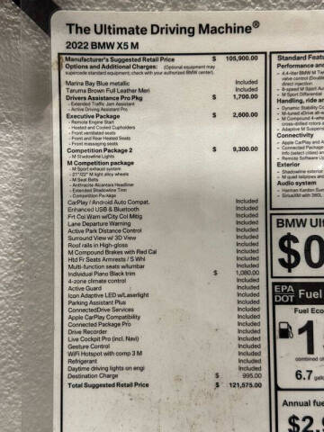 2022 BMW X5 M