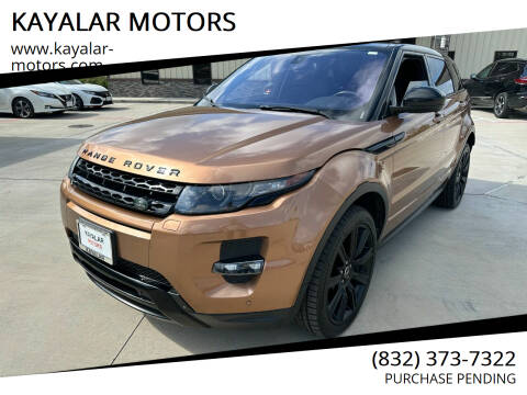2015 Land Rover Range Rover Evoque for sale at KAYALAR MOTORS in Houston TX