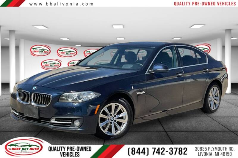 2015 BMW 5 Series for sale at Best Bet Auto in Livonia MI