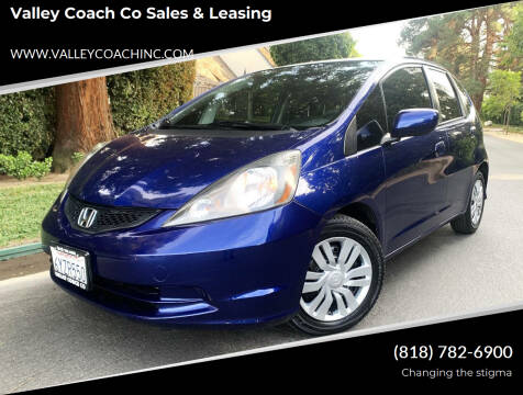 2013 Honda Fit for sale at Valley Coach Co Sales & Leasing in Van Nuys CA