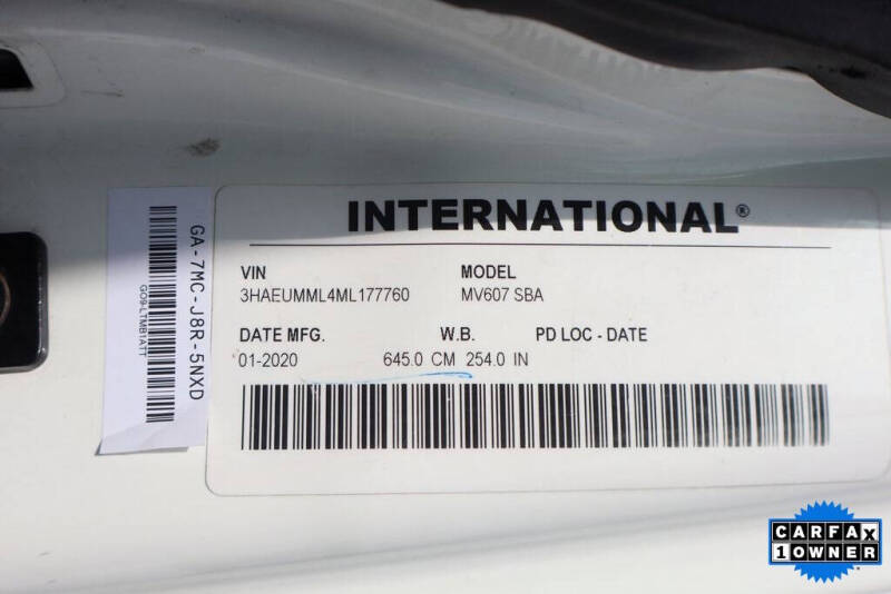 2021 International MV607