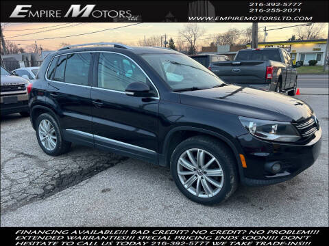 2013 Volkswagen Tiguan for sale at Empire Motors LTD in Cleveland OH