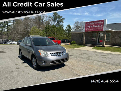 2013 Nissan Rogue for sale at All Credit Car Sales in Milledgeville GA
