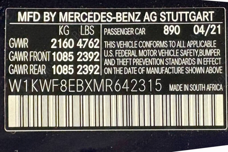 2021 Mercedes-Benz C-Class C 300 4MATIC
