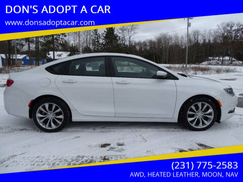 2015 Chrysler 200 for sale at DON'S ADOPT A CAR in Cadillac MI