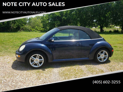 2005 Volkswagen New Beetle Convertible for sale at NOTE CITY AUTO SALES in Oklahoma City OK