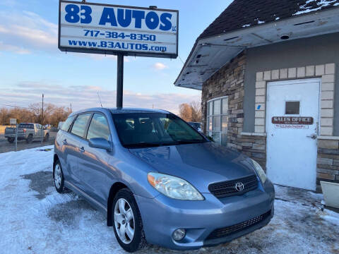 2006 Toyota Matrix for sale at 83 Autos LLC in York PA