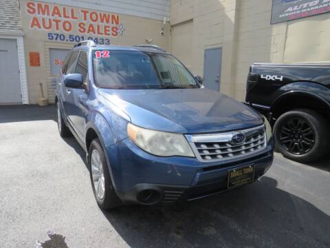 2012 Subaru Forester for sale at Small Town Auto Sales in Hazleton PA