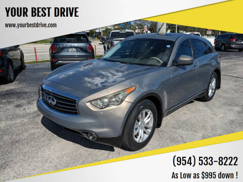 2013 Infiniti FX37 for sale at YOUR BEST DRIVE in Oakland Park FL