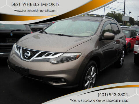 2014 Nissan Murano for sale at Best Wheels Imports in Johnston RI