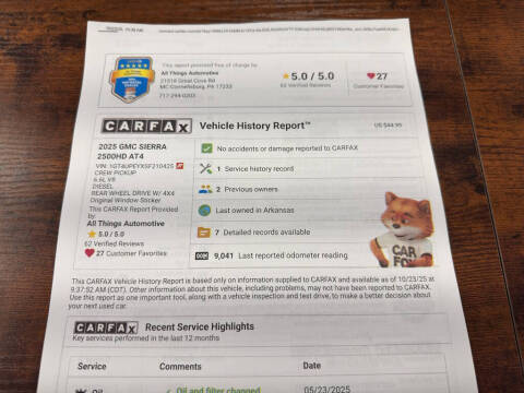 2025 GMC Sierra 2500HD
