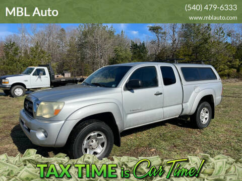 2006 Toyota Tacoma for sale at MBL Auto & TRUCKS in Woodford VA