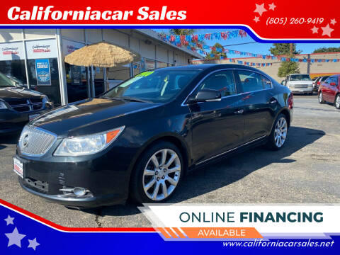 2010 Buick LaCrosse for sale at Californiacar Sales in Santa Maria CA