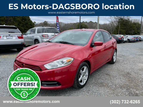 2014 Dodge Dart for sale at ES Motors-DAGSBORO location in Dagsboro DE