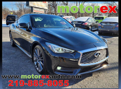 2017 Infiniti Q60 for sale at Motorex Auto Sales in Schererville IN