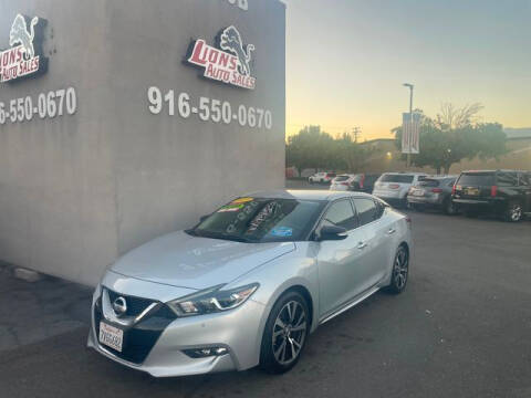 2017 Nissan Maxima for sale at LIONS AUTO SALES in Sacramento CA