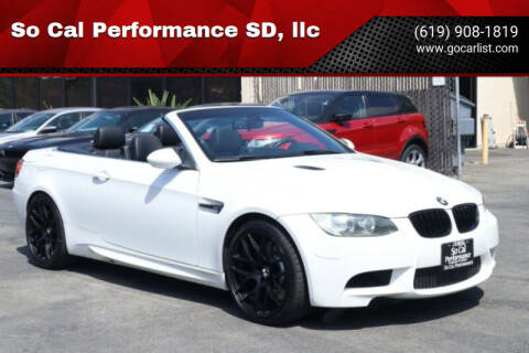 2010 BMW M3 for sale at So Cal Performance SD, llc in San Diego CA