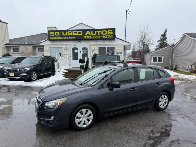 2015 Subaru Impreza for sale at SG USED AUTOS in Tonawanda NY