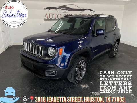 2016 Jeep Renegade for sale at Auto Selection Inc. in Houston TX