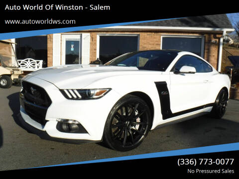 2015 Ford Mustang for sale at Auto World Of Winston - Salem in Winston Salem NC