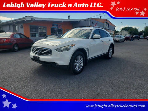 2010 Infiniti FX35 for sale at Lehigh Valley Truck n Auto LLC. in Schnecksville PA